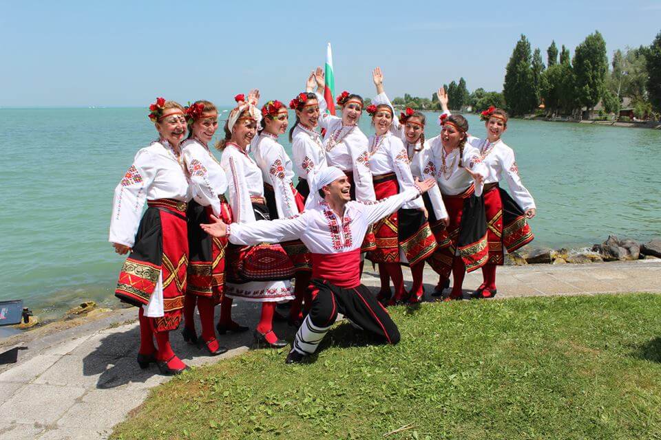 A traditional folk festival at the beautiful Lake Balaton.