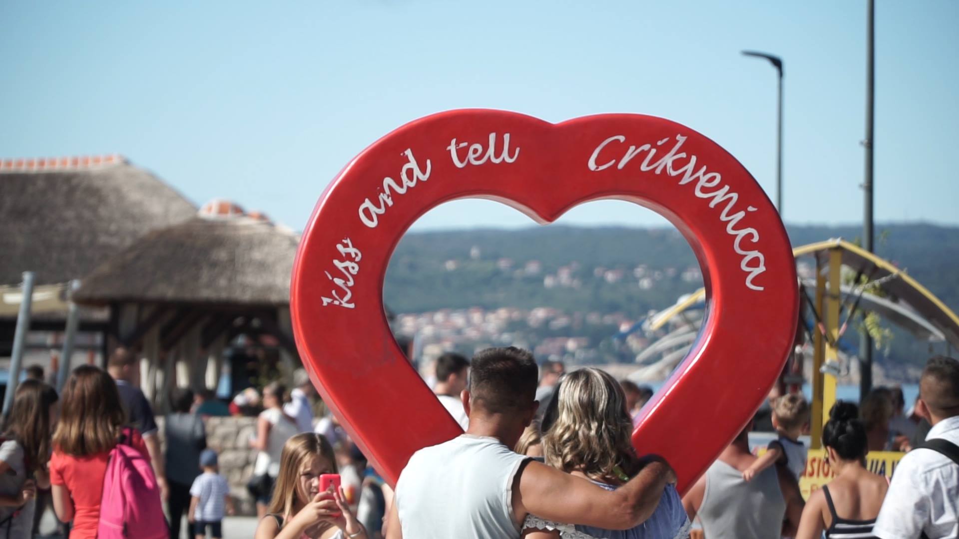 A summer music festival in Crikvenica, Croatia.