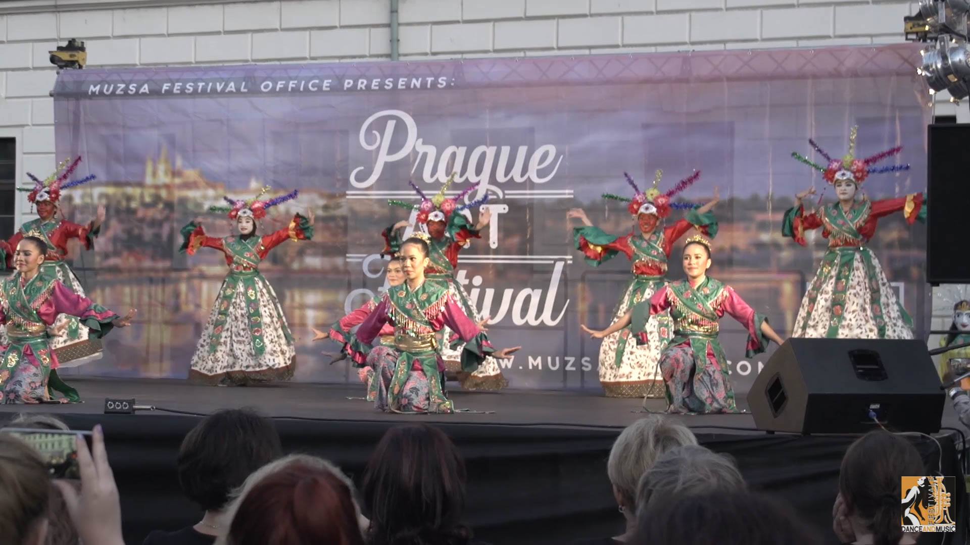A performance at the Prague Art Festival.