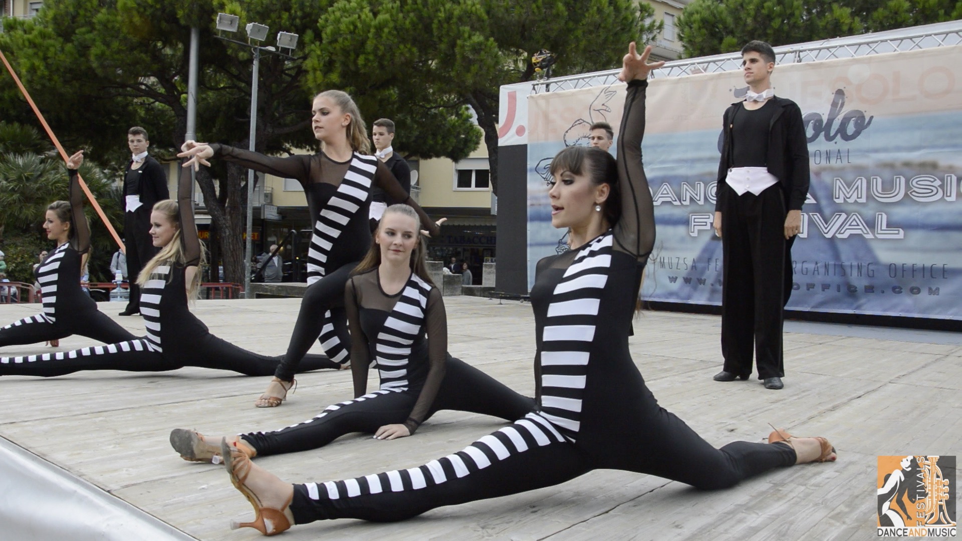 A dance and music festival in Lido di Jesolo, Italy.