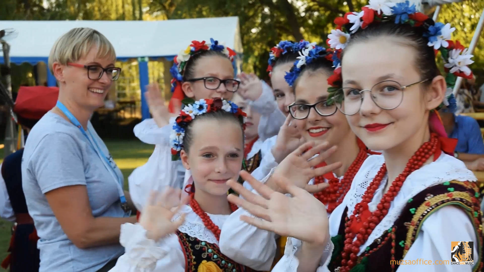 Musicians playing traditional instruments during the festival in Kecskemet.
