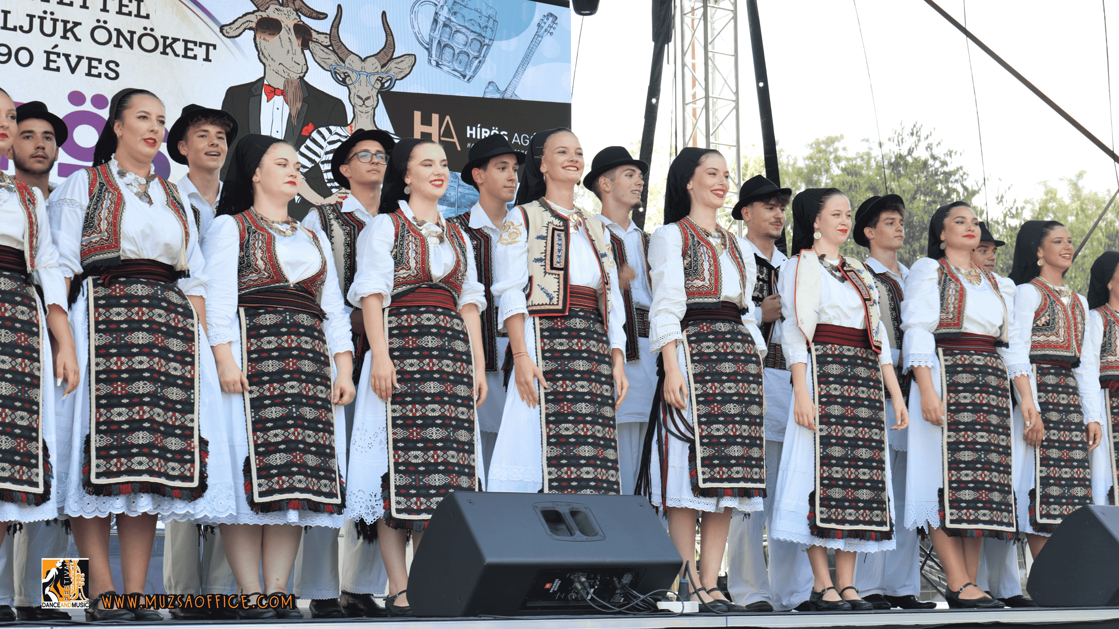 Festival attendees enjoying the performances.