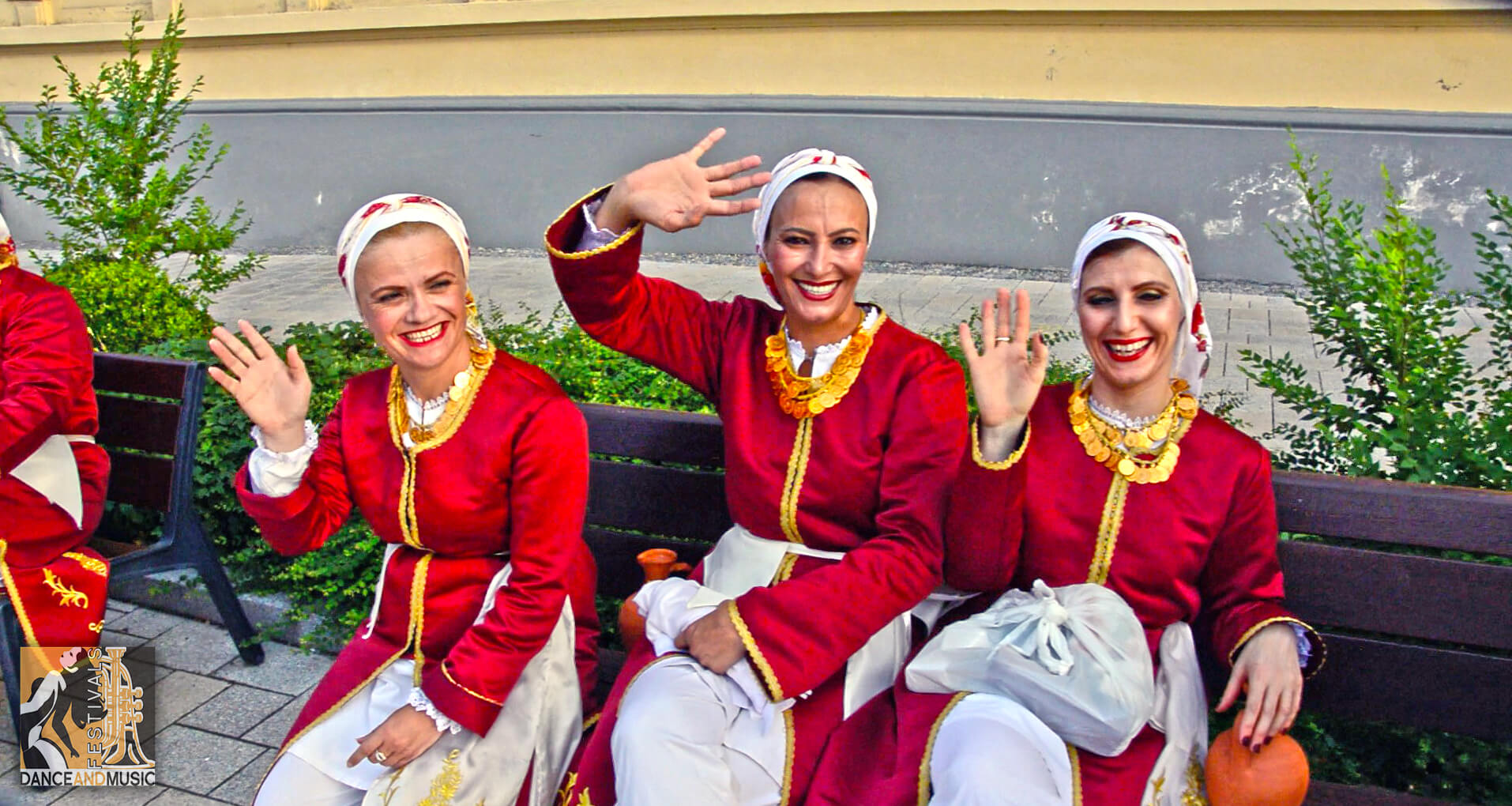 Folk performance in Keszthely, Hungary.