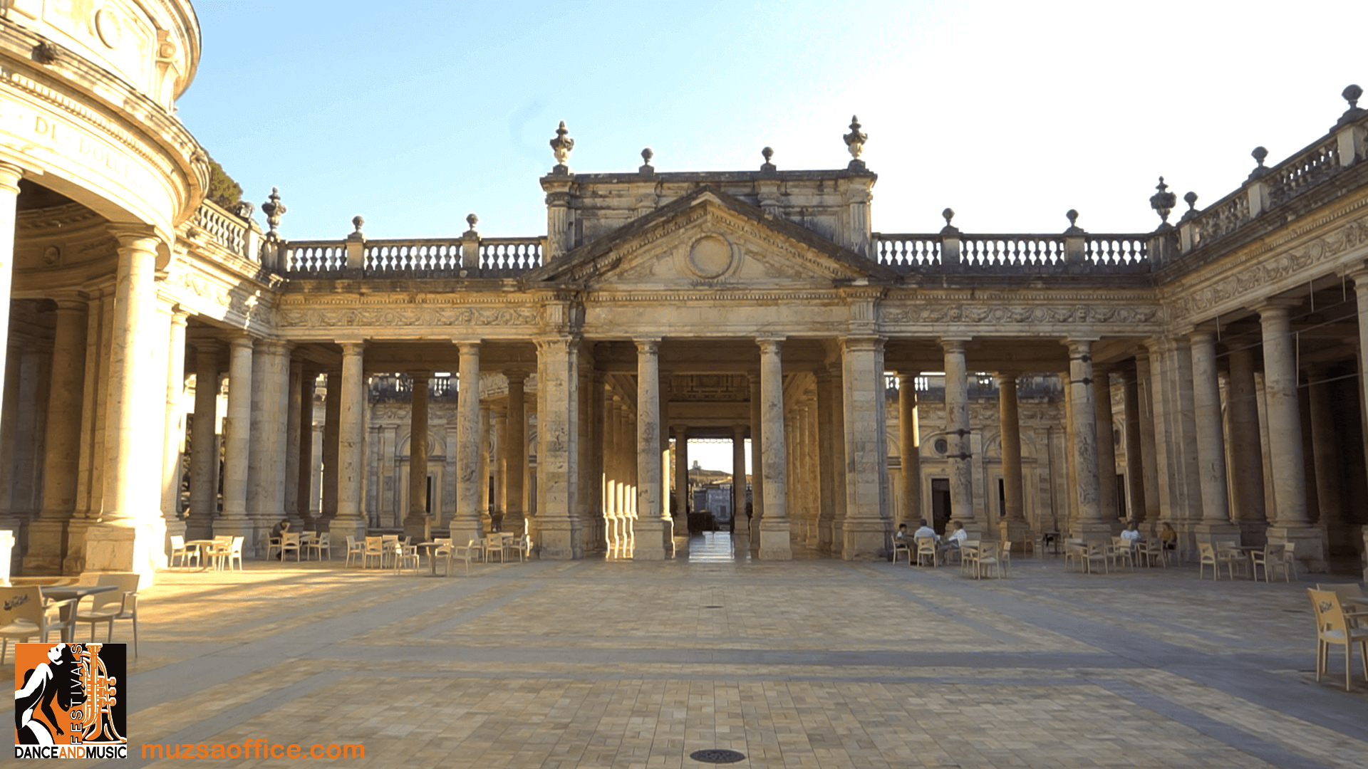 Dancers at the Montecatini art festival.