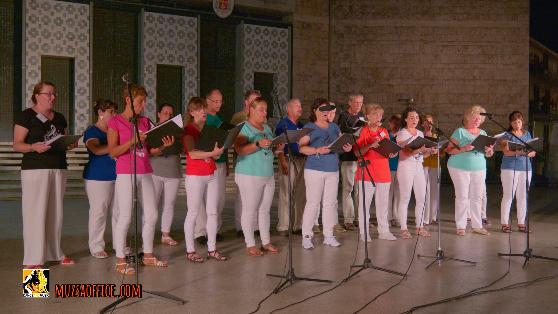 Dancers at the Montecatini art festival.
